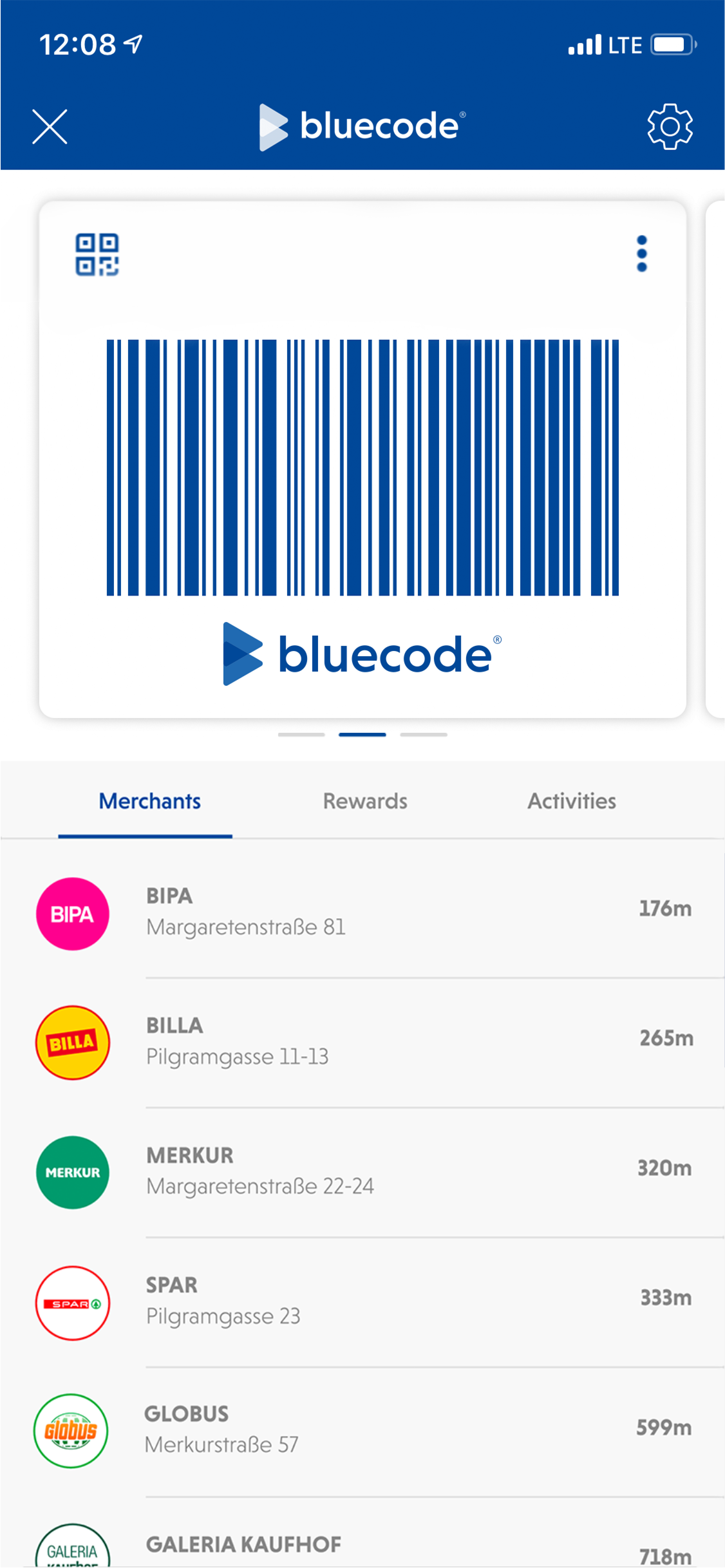 Bluecode Händler